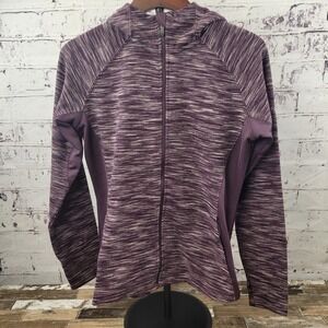 Columbia Optic Got It‎ Hooded Fleece Lightweight Purple Jacket Size Medium